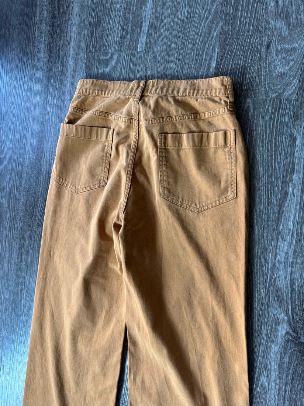 J.Crew Women’s Wide Leg Chino Pants Camel Tan Stretch 26 Tall - Picture 9 of 9